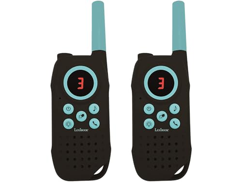 Lexibook 5km Digital Walkie Talkies, Digital Sound, Communication Game, Belt Clip, Blue, TW42, Blue