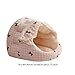Bothyi Hooded Cat Bed Cave Covered Cat Bed Self Warming Comfortable Cat Pod Cat Nest Hooded Plush Cave for Indoor Rabbit, Pink