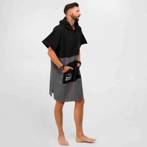 Poncho WAVE HAWAII TRAVEL EL YAQUE 2024 de microfibra compacta 3