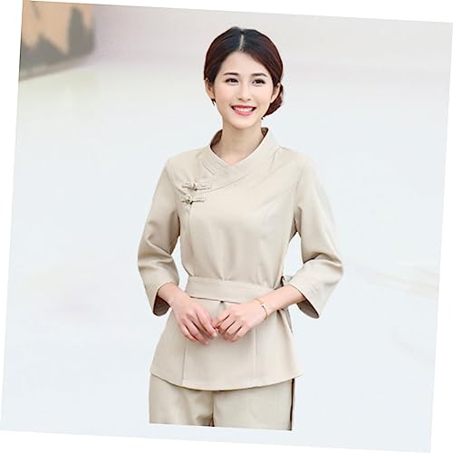 Tenue de spa à la mode VALICLUD avec cordon ajustable pour technicienne capillaire