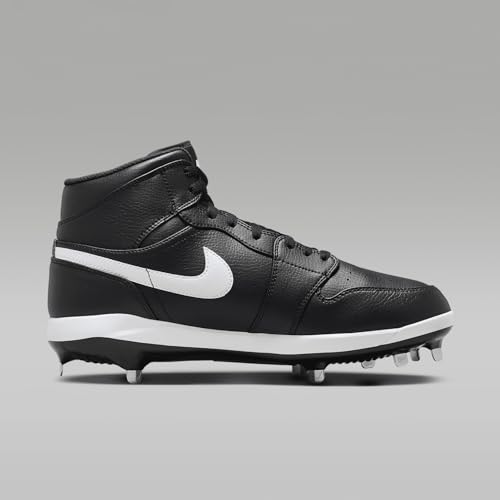 Jordan 1 Retro Metal Men's Baseball Cleats (AV5355-011, Black/White/White) Size 123