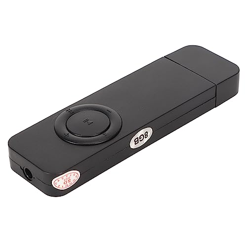 MP3 Player,USB Flash Drive Type MP3 Player,8GB Memory 64GB Expandable Support OTG HiFi Lossless Sound (Black)