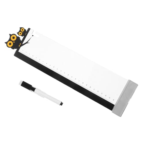 Happyyami 2個 パソコンディスプレイ用モニターサイドパネル付箋ボード ?猫デザイン 定規機能付き アクリル製 メモ書きや写真貼り付け用 事