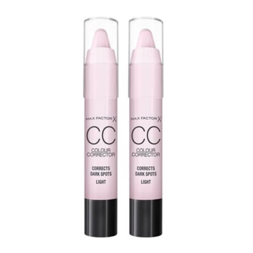 2 x Max Factor CC Colour Corrector - Corrects Dark Spots Light