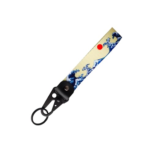 USTORAMT Motorcycle Keychain Fabric Keychain Heavy Duty Key Chain Tag