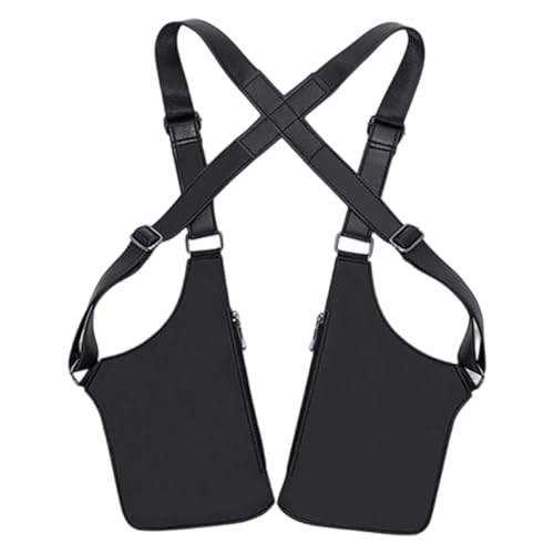 Sac Bandoulière pour Hommes,Imperméable Anti-vol Deux Bretelles Sacoche - Sac Ceinture Anti-Vol Pour Homme,Pour Téléphone Portable Clé De Voiture...