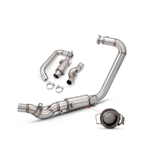 Tuyau d’échappement en acier inoxydable pour moto Scrambler 400X et Speed 400