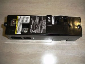 Siemens Type QS2225 Main Circuit Breaker 225 amp 2 Pole