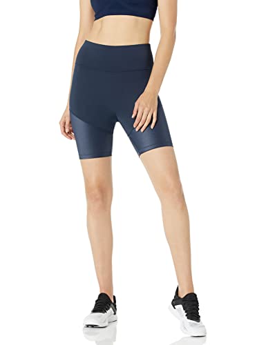 Short de cyclisme femme Spalding Colorblock Shine bleu marine taille L