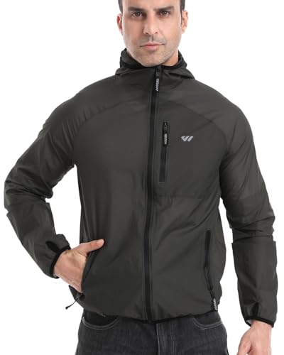 Amazon.com : Wulibike Mens Windbreaker Jackets Lightweight