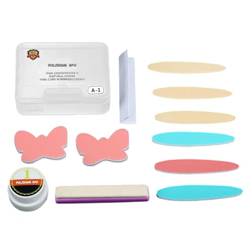 Polisseur pour ongles à double face pour brillance miroir