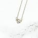 Designed By Stacey Handmade Elegant CZ Bezel Pendant Necklace, 14K Gold-Filled Chain, Dainty Everyday Jewelry, Gifts for Friend, Birthday, Anniversary, Homecoming, 16 to 18