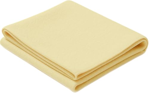 McMola Large Chamois Leathers for Cars XL 43x66cm Super Absorbent Natural Chamois Leather Cloth Car Washing Drying Towel Car Shammy Leather Cleaning Cloths for Auto Glass Pet
