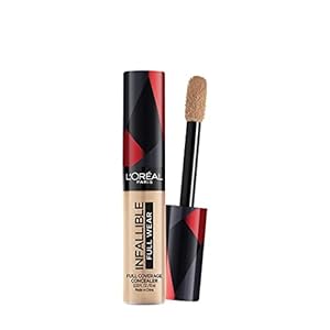 L’Oreal Paris Full Coverage Concealer, Waterproof Formula, For Undereye Circles and Blemishes, For Highlighting and Contouring, Infallible, Shade: 314, 10g