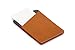 Bellroy Micro Sleeve (Minimalist Leather Card Holder, Super Slim Design, Holds 2-4 Cards, Folded Note Storage) - Caramel