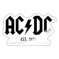 AC/DC Black Logo Est. 1973 26 AC/DC is one of the most successful rock bands of all time and has shaped the hard rock scene with legendary albums for decades. Support your favourite band with our offi Stick it to ‘em the way you like it. This sticker...