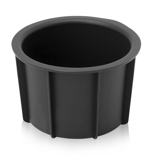 Front Console Cup Holder Insert Fit for 4RUNNER 2010-2021 Replace 66991-35030 1Pc Black