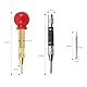 ﻿ HAPPOW 3 Stück Automatik Körner, Federkörner, Körner Metall werkzeug, Center Hole Punch mit 4 Ersatzspitzen, für Metall, Holz, Glas und Dünne Stahlbleche ﻿