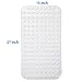 AmazerBath Bath Tub Mat, Medium Size 27.6 x 15 Inches Non-Slip Shower Mats with Suction Cups and Drain Holes, Bathroom Bathtub Mats Machine Washable (Clear)