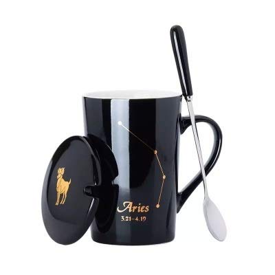 Tasses à eau pour le thé et café de bureau récipient maison Bélier noir
