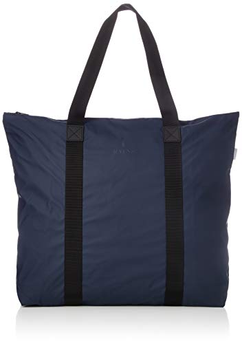 Rains Tote Bag  Bolso de mano Unisex Adultos  Azul  Blue   56.0x44.0x12.0 cm  W H