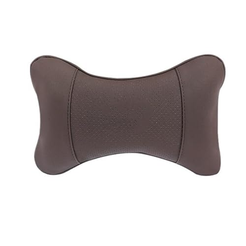 Car Headrest Pillow 1 pz poggiatesta per seggiolino auto adatto per Volkswagen R adatto per Golf Caddy adatto per Passat adatto per Tiguan adatto per Jetta adatto(Mocha brown)