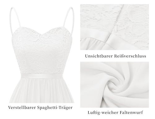 Brautkleid Abendkleid für Hochzeit und festliche Anlässe in verschiedenen Größen