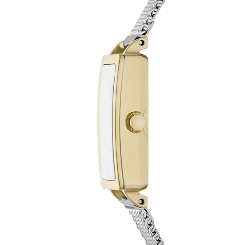 Image of Skagen Hagen Lille Rectangular Stainless Steel Watch for Women