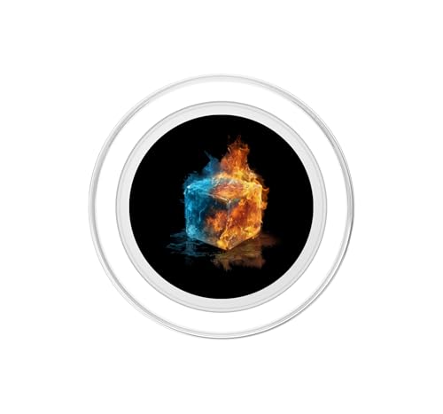 PopSockets PopGrip pour MagSafe Cube Chaud et Froid pour éviter les chutes de mobile - 2