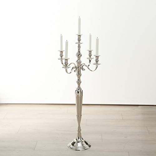 DAFLOXX 110cm Candelabro 5-bruciatore in Argento