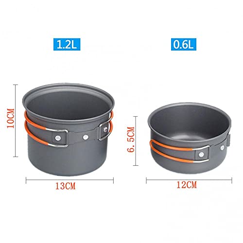 Kit mess compact avec réchaud léger pour manger chaud en bivouac