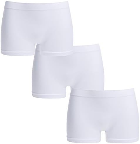 Shorts Stretch Confort 3 Shorts FEPITO Femme - Sous-Robe Dentelle Stretch | Culotte Sécurité Anti-Transparent Sous-robe Anti-transparence