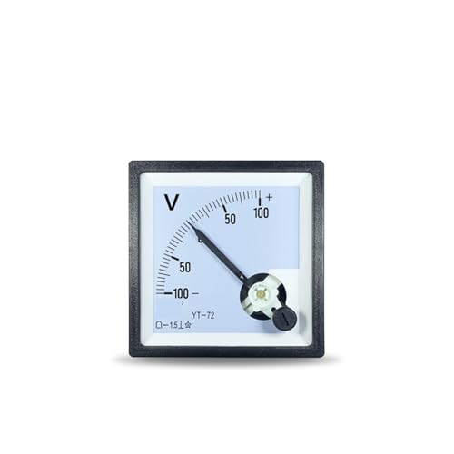 Voltmètre positif et négatif CC ±400V instrument bidirectionnel continu pour batterie