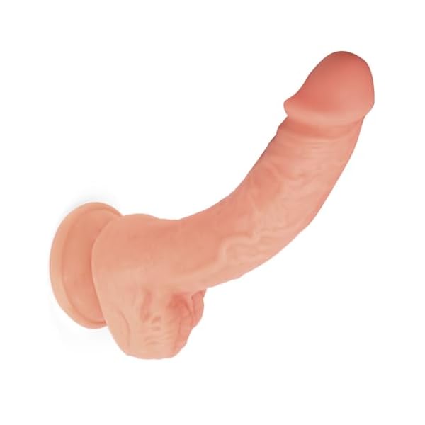 Realistische Dildo Penis Sex Spielzeug für Frauen,19CM Silikon Dildos mit Starker Saugnäpfe Dildo Weich Anal Dildo XXL Penis Analdildo Sexspielzeug für Anfänger Frauen und Männer – Bild 7