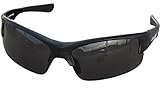 Shield Polarized Sports Sunglasses - Adjustable Shades for Running Fishing Cycling Baseball Softball Tennis Ski - Lightweight, Mens Womens, Dark, Wrap Around