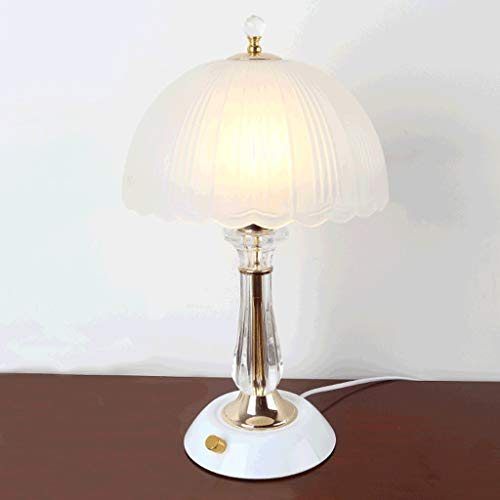 Preisvergleich Produktbild DIAOD Kristall tischlampe, nachttisch schreibtischlampe mit Port, Moderne nachttischlampe für Schlafzimmer, Wohnzimmer, büro