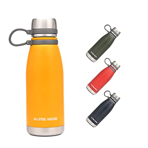 Ljnyie Metal Water Bottles Insulated 22/28/37Oz Stainless Steel 18/10 Vacuum Reusable Simply Modern Flask For Sports Boys Girls Flask Travel Gym Bike Water Bottles With Filter Handle #TOP19