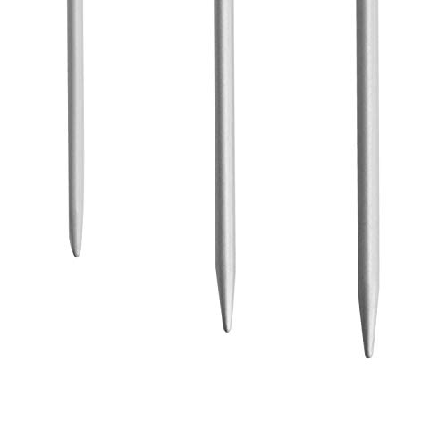Maxmoral A Set 3Pcs Nylon Thread Rope Threader Yarn Thread Eye Wool Needle Threader Sweater Needle Knitting Tool Yarn Needle Weave Knitting Needles Bent Needle Large-Eye Blunt Needles
