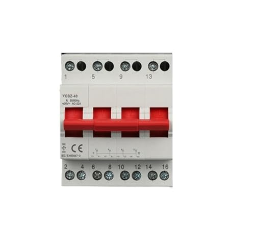 Commutateur de transfert 4P 63A YCBZ-63 pour disjoncteur et sécurité électrique de maison