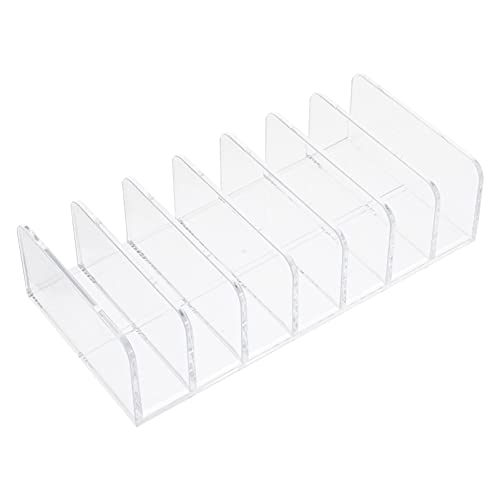 SOLUSTRE Recipiente de armazenamento de maquiagem organizador de cosméticos acrílico caixa de armaze