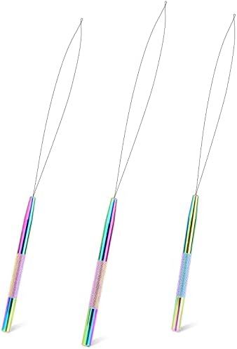 Amazon.com: NEWISHTOOL Stainless Steel Hair Extension Loop Needle ...