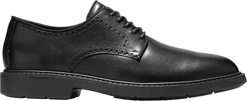 Cole Haan Cole Haan Men's Go-to Plain Toe Oxford, Black Wp, 10.5-W US