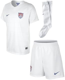 Nike USA Little Boys Home Kit World Cup 2014 [Football White] (S)