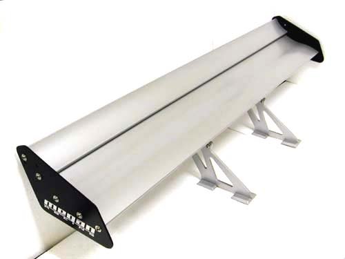 05-08 Dodge Magnum Megan 56" Silver Black Aluminum Trunk Spoiler Wing