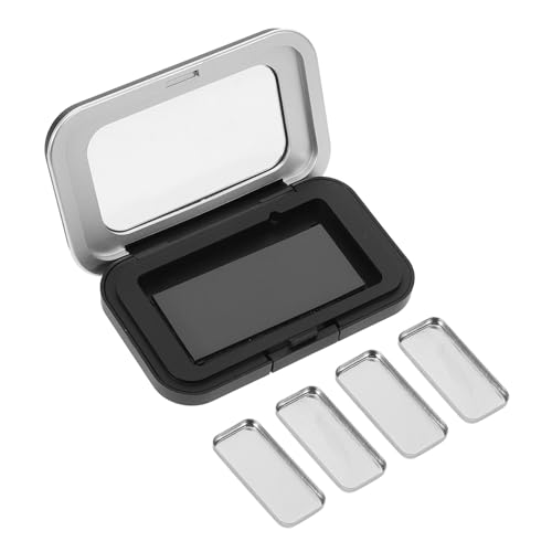 LIFKOME Corrector Rellenable y Paleta De Almacenamiento De Maquillaje Magnética Incluye Bandejas De Resaltador Vacías y Bandeja Para Sombra De Ojos