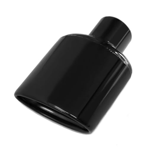 Tuyau d'échappement 57mm avec pointe silencieux roulé ovale contre la corrosion