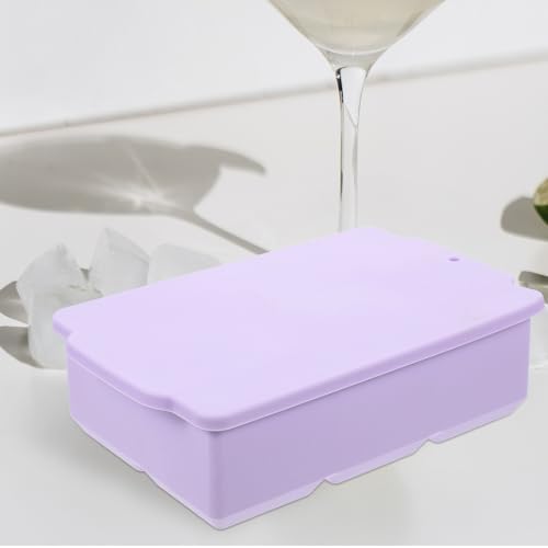 Molde para cubitos de hielo de silicona pequeña con tapa miniatura 6