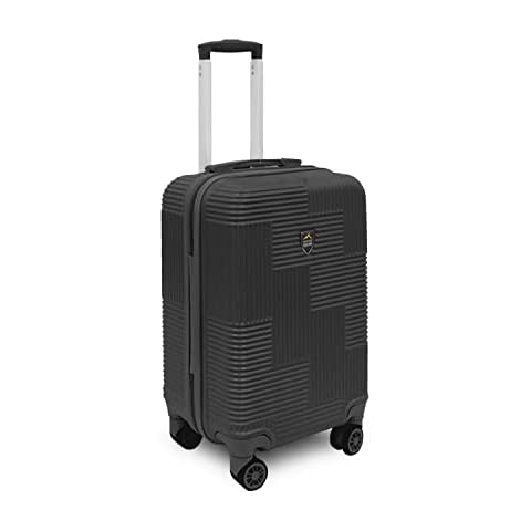 ATX Luggage Cabin Suitcase Super Lightweight Durable ABS Hard Shell Carry-Ons with 4 Wheels and Built-in 3 Digit Combination Lock (Grey, 21Inches, 35Liter) Cover