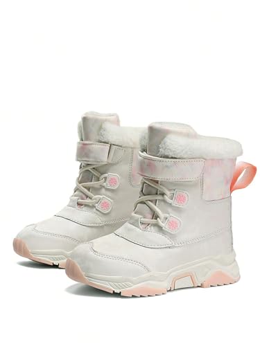Water-Resistant Insulated Snow Boots For Kids, Warm Lining, Winter, Suitable For Boys And Girls2