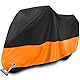 Motorrad Abdeckplane, Motorradabdeckung Wasserdicht Winterfest Staubdicht UV-Schutz mit Schlossloch, Outdoor Abdeckplane Motorrad für Motorroller Roller Moped, 245cmx105cmx125cm